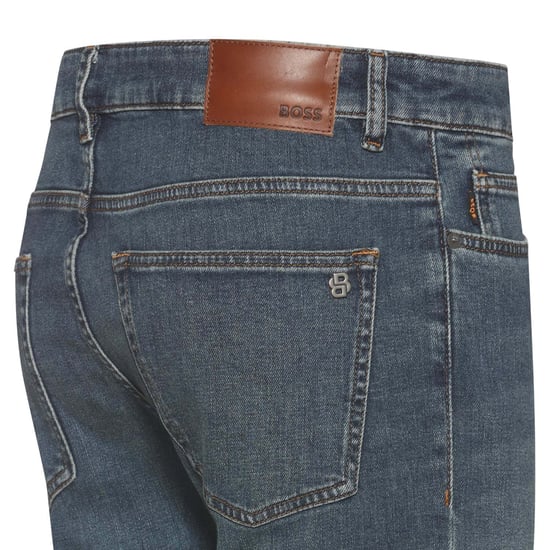 Men's Boss Delaware Slim-Fit Jeans in Navy