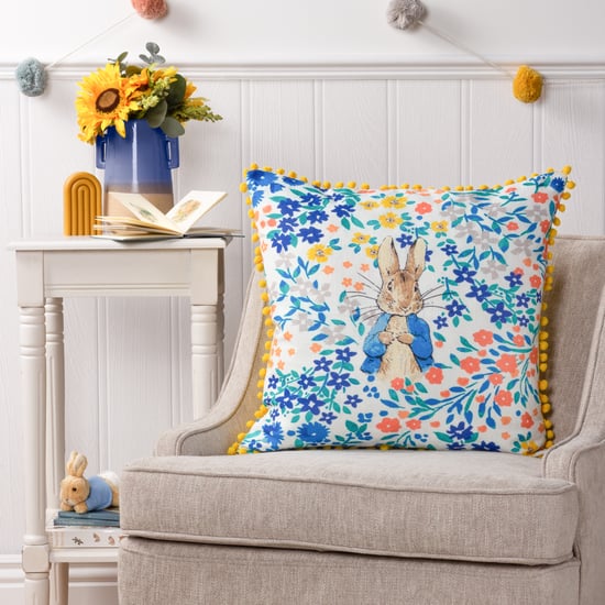 Peter Rabbit™ Florelli Mini Pom-Pom Kids Polyester Filled Cushion - Image 4