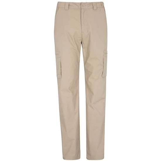 Mountain Warehouse Mens Trek II Cargo Trousers (Dark Beige) - Image 1