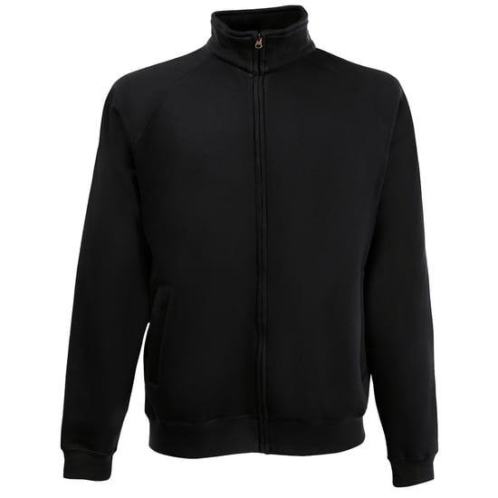 Fruit Of The Loom Mens Premium 70/30 Full Zip Sweatshirt Jacket (Black) - Image 1