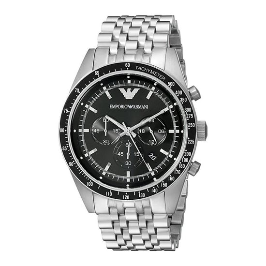 Emporio Armani Sportivo Klocka Chronograph i Rostfritt Stål - Image 1