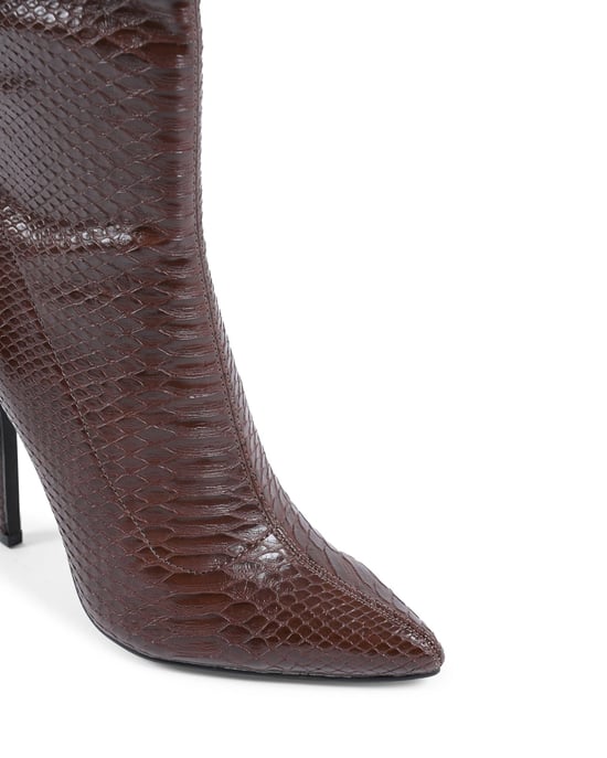 19V69 Italia Womens Ankle Boot Brown
