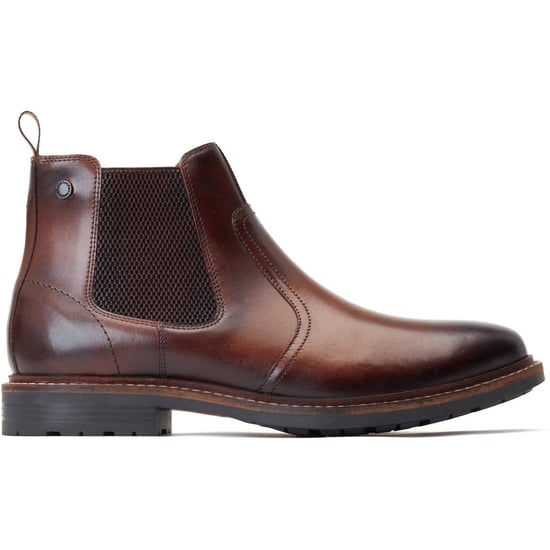 Base London Bloom Leren Herenlaarzen Burnt Brown - Image 5