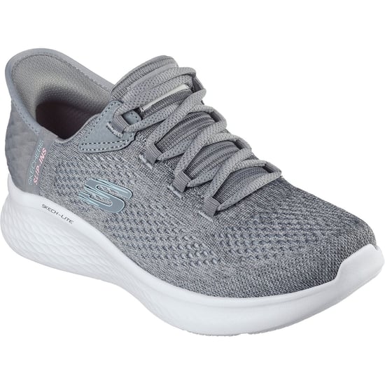 Skechers Skech-Lite Pro Natural Textile Women's Grey/Multi Trainers - Image 1