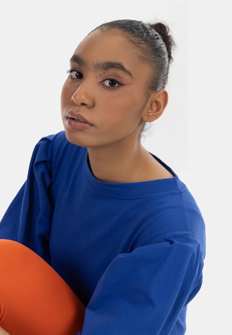 Mymo Sweatshirt Dames KONING BLAUW - Image 5
