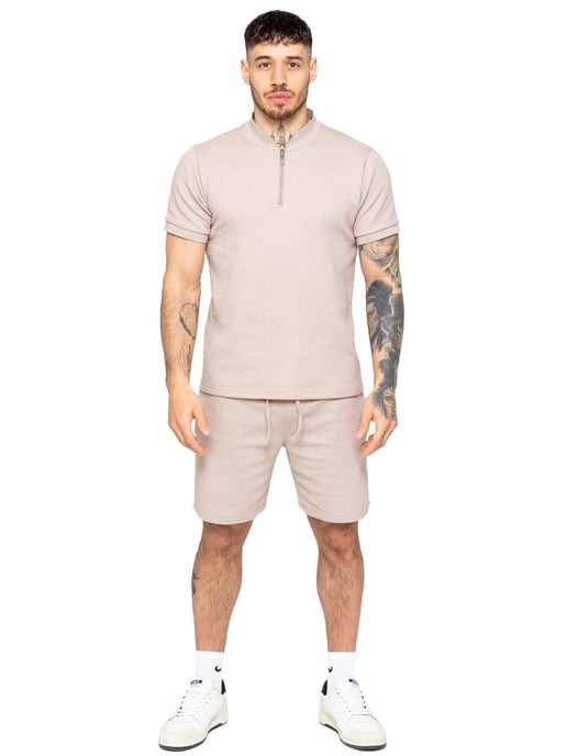 Enzo | Mens Textured Summer Shorts - Image 3