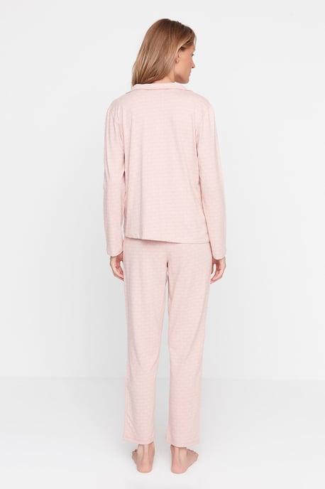 Trendyol Dam Skjortkrage Pyjamasset - Image 5