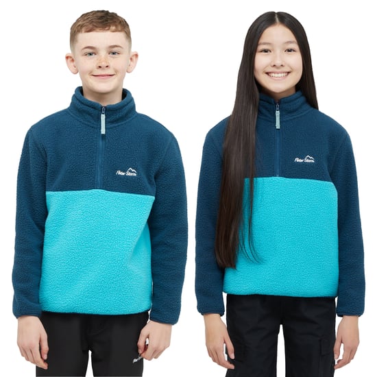 Peter Storm Kids' Borg 1/4-Zip Fleece Mid-layer with Warm, Soft & Cosy Fabric