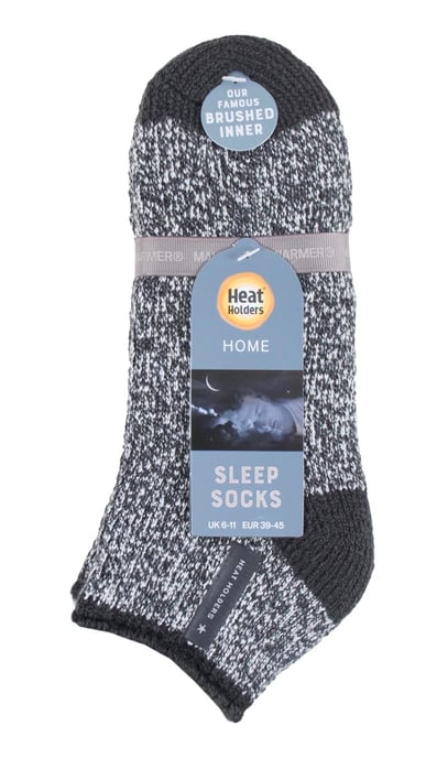 HEAT HOLDERS - Mens Warm Luxury Fleece Lined Lounge Bed Socks - Image 2