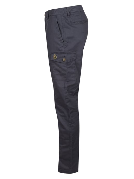 Luke 1977 Men's Future Tapered Cargo Pants in Charcoal - Image 5