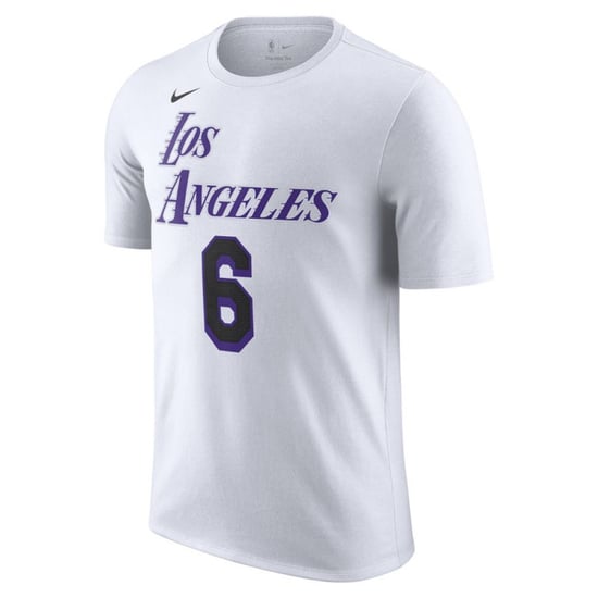 Nike NBA LA Lakers 6 James Lebron Kids City Edition N&N T-Shirt - Image 2
