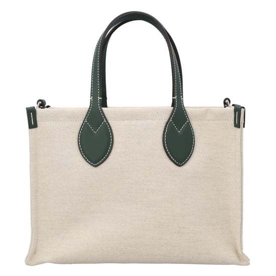 Gucci Small Tote Bag With Gucci Print Green - Image 4