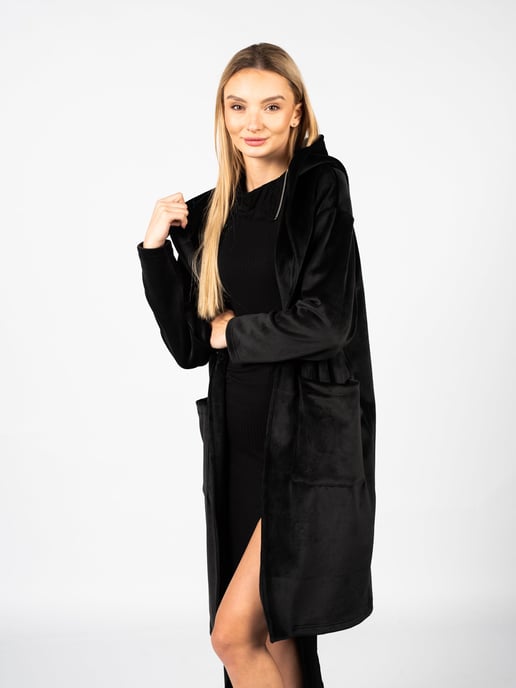 La Haine Inside Us Coat LW619 Woman's Black