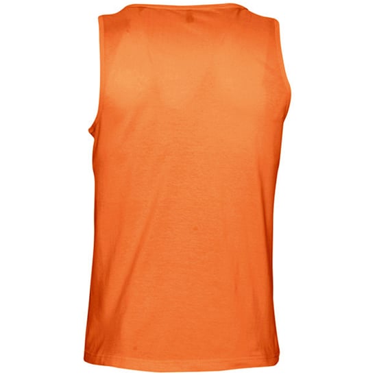 SOLS Heren Justin Mouwloze Tank / Vest Top (Oranje) - Image 2