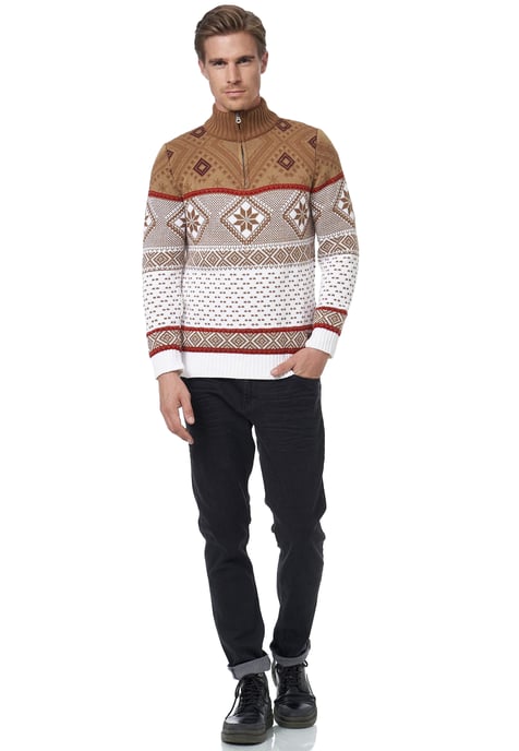 Rusty Neal Trui Noorse Trui Beige - Image 4