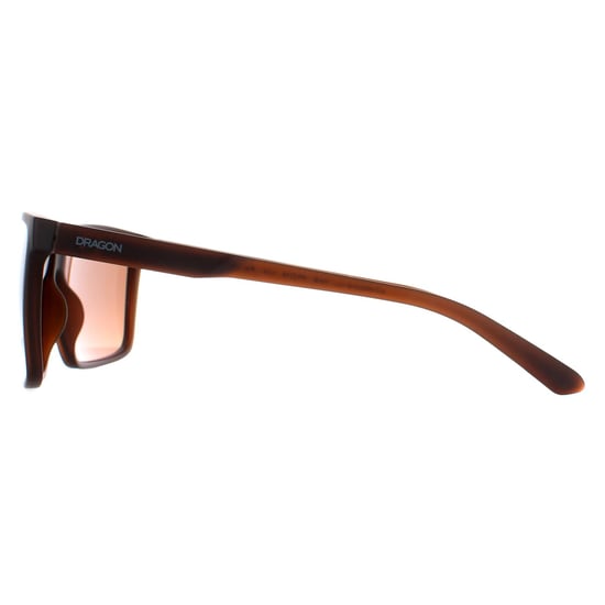 Dragon Rectangle Mens Matte Brown Lumalens Brown Sparrow