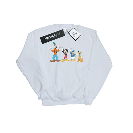 Disney Mens Mickey Mouse Friends Sweatshirt (White) - Image 1