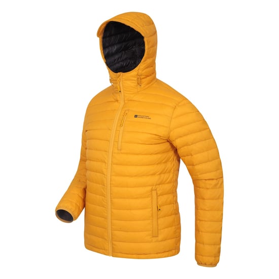 Mountain Warehouse Mens Henry II Extreme Down Filled Padded Jacket (Mustard) - Image 3