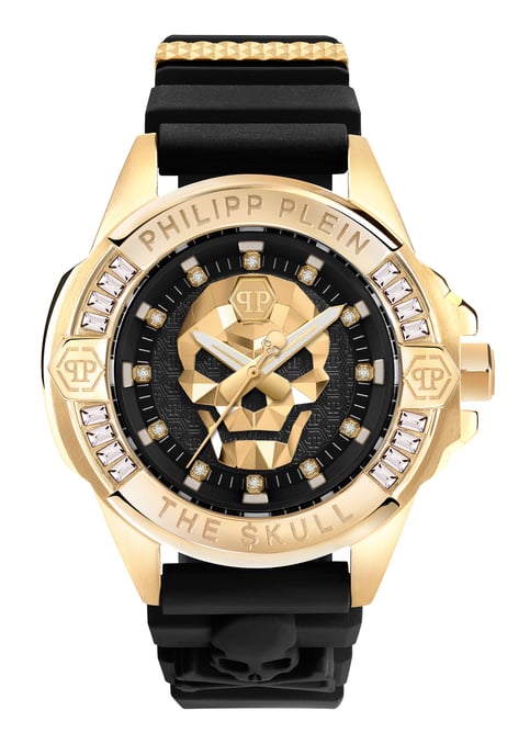 Philipp Plein The $kull Genderless Unisex's Black Watch PWNAA0122 - Image 1
