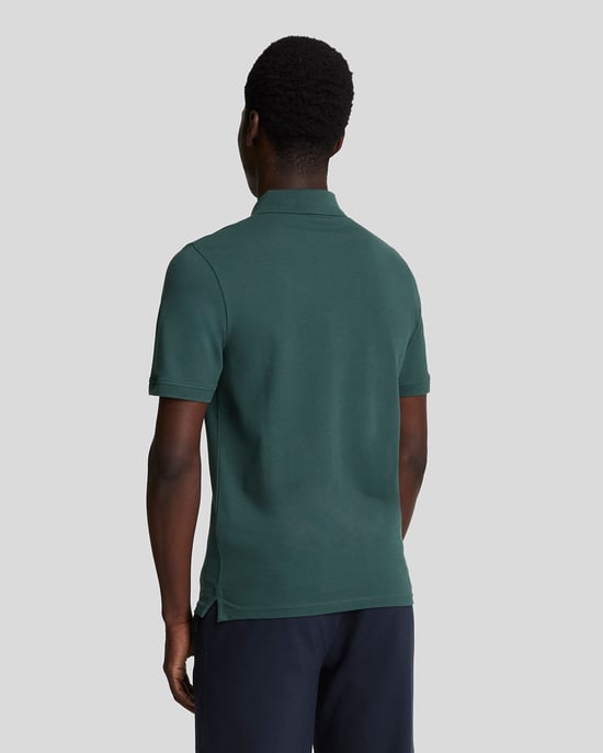 Lyle & Scott-logo op de borst Argyle blauwgroen poloshirt - Image 3