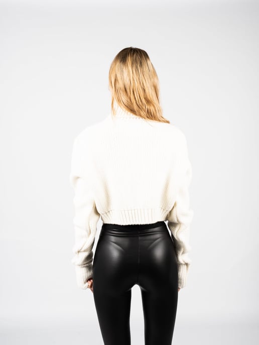 La haine Inside US Pullover LW614 Woman's White - Image 4