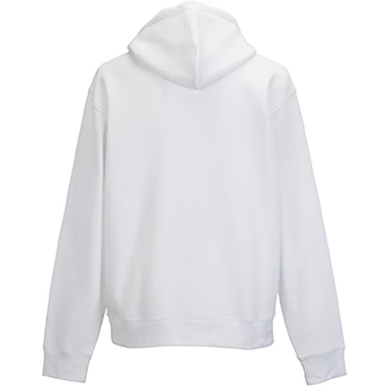 Russell Mens Authentic Hooded Sweatshirt / Hoodie (Vit) - Image 2