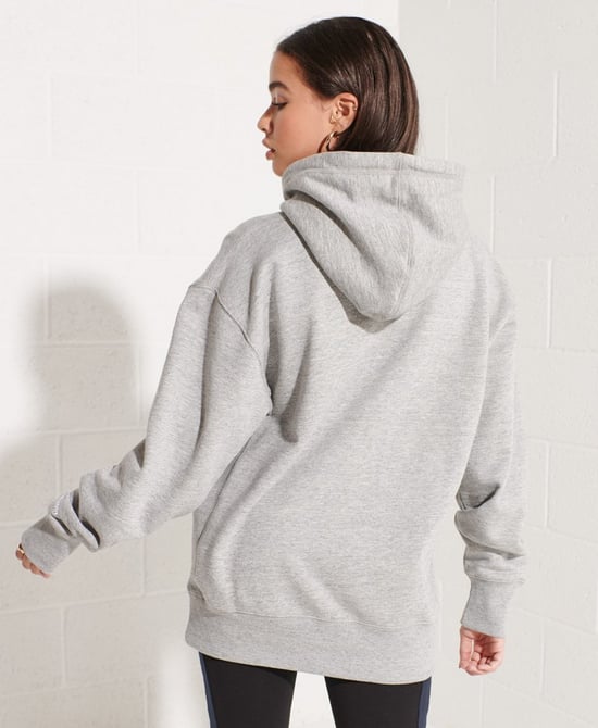 Superdry Code Logo Chenille Oversized Hoodie - Image 2