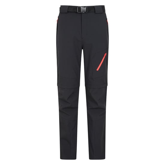 Mountain Warehouse Wandelbroek heren Forest Convertible (Zwart) - Image 1
