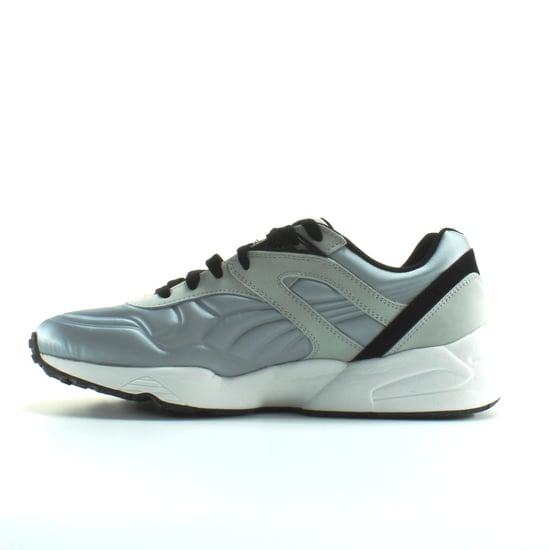 Puma Trinomic R698 Matt & Shine Grey Textile Mens Lace Up Trainers 359305 03