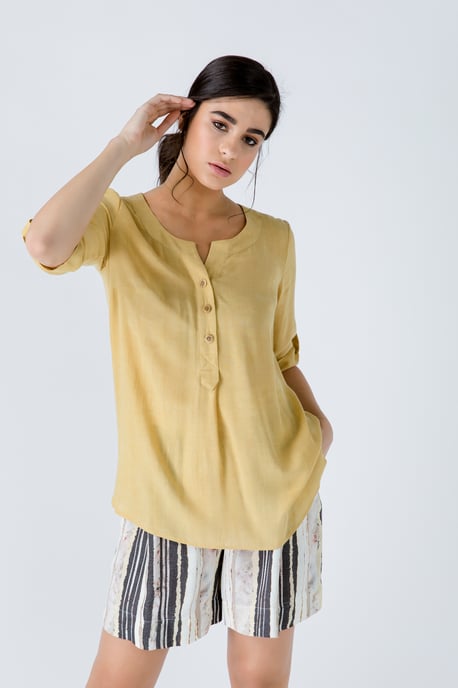 Linen Look Blouse - Image 4