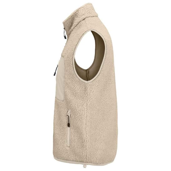 SOLS Fury Sherpa Body Warmer voor volwassenen (Schaar beige/beige) - Image 2