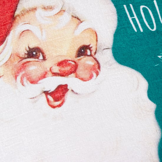 Evans Lichfield Vintage Santa Printed Cushion Cover - Image 4
