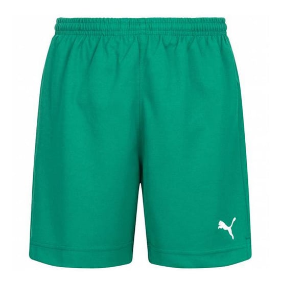 Puma Vencida Stretch Waist Green Kids Training Shorts - Image 1