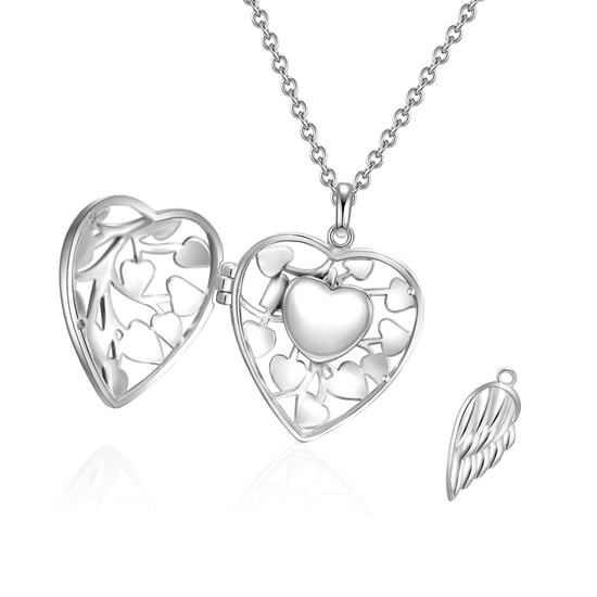 Necklace with pendant sterling silver bicolor Rafaela Donata - Image 2
