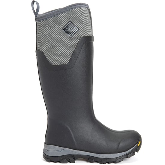 Muck Laarzen Arctic Ice Tall Rubber Zwart/Grijs Geometrische Wellington Laarzen - Image 5