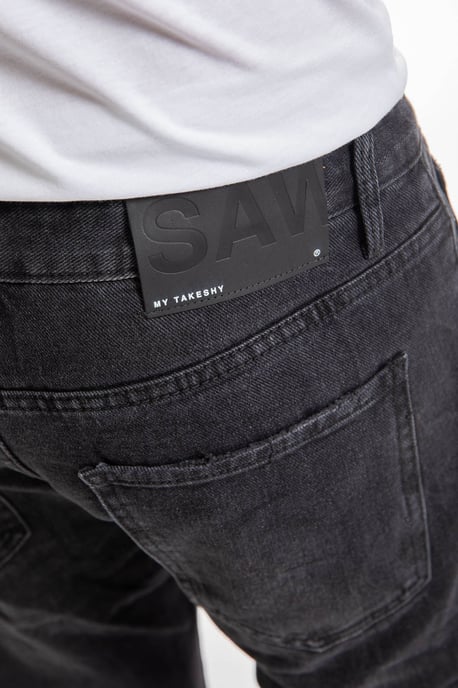 Takeshy Kurosawa Jeans Slim Cropped Men's Black - Image 5