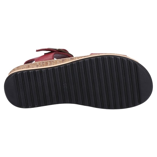 Hush Puppies Dames/dames Ellie leren sandalen (Bordeaux) - Image 4