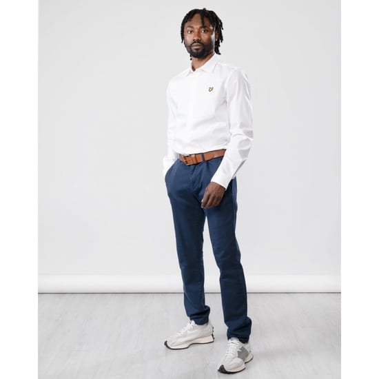 Lyle & Scott Long Sleeve Slim Fit Mens Poplin Shirt - Image 3