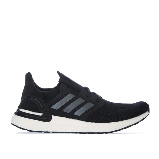 Men's adidas Ultraboost 20 Running Shoes in Black-White - Image 1