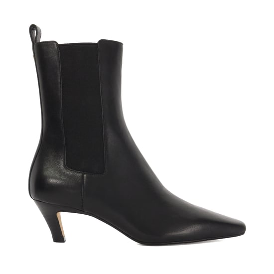 Dune Ladies Odele - Chiselled Toe Kitten Heel Chelsea Ankle Boots