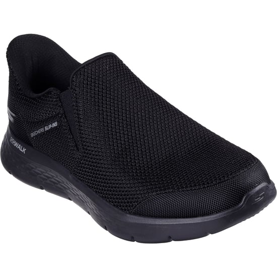 Skechers GO WALK Flex Ojai Textile Men's Black Trainers - Image 1