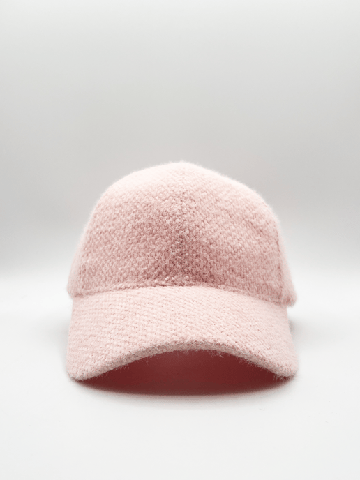 Soft Textured Cap In Pink