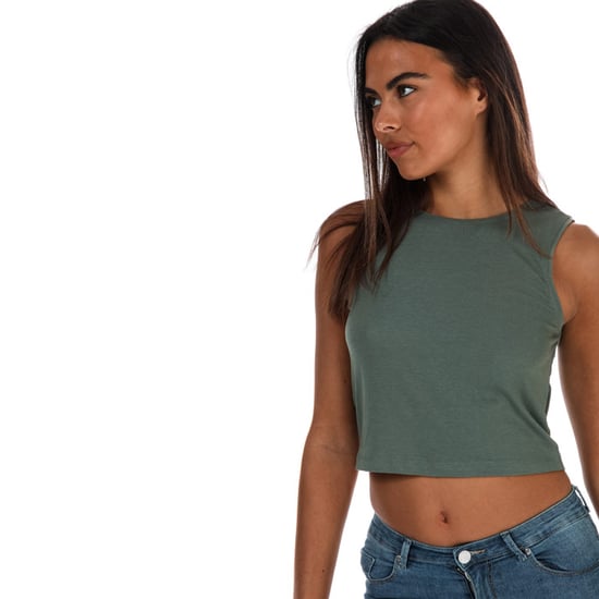 Women's Vero Moda Gemma Jersey Vest Top in Green