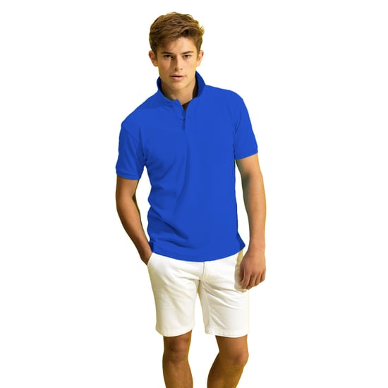 Asquith & Fox Heren Super Smooth Knit Polo Shirt (Helder Koninklijk) - Image 2