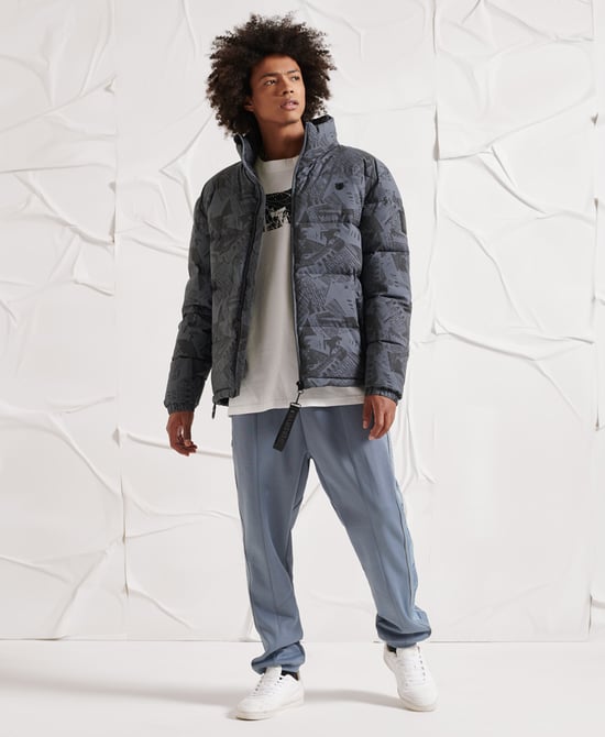 Superdry Mens Surplus Reflective Down Puffer Jacket