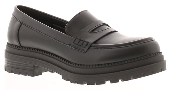 Apache Womens School Shoes fancy Slip On black
