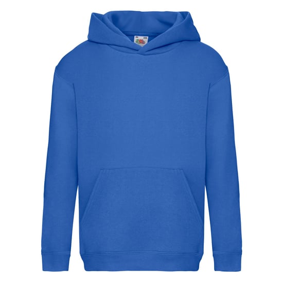 Fruit Of The Loom Kinder Unisex Premium 70/30 Sweatshirt met Capuchon / Hoodie (Royaal Blauw) - Image 1