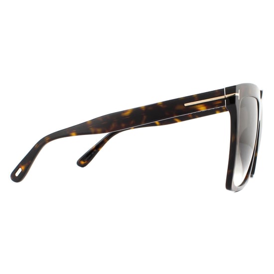 Tom Ford Sunglasses Sabrina 02 FT0764 52K Dark Havana Roviex Brown Gradient - Image 4