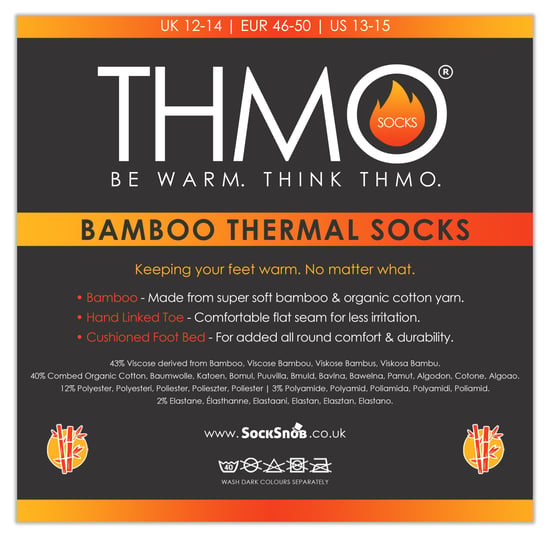 THMO - Thermosokken van bamboe voor heren en dames - Blauw - Image 2