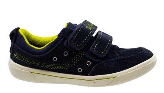 Timberland Littleton Ox Blue Suede Hook And Loop Toddlers Trainers A15RE